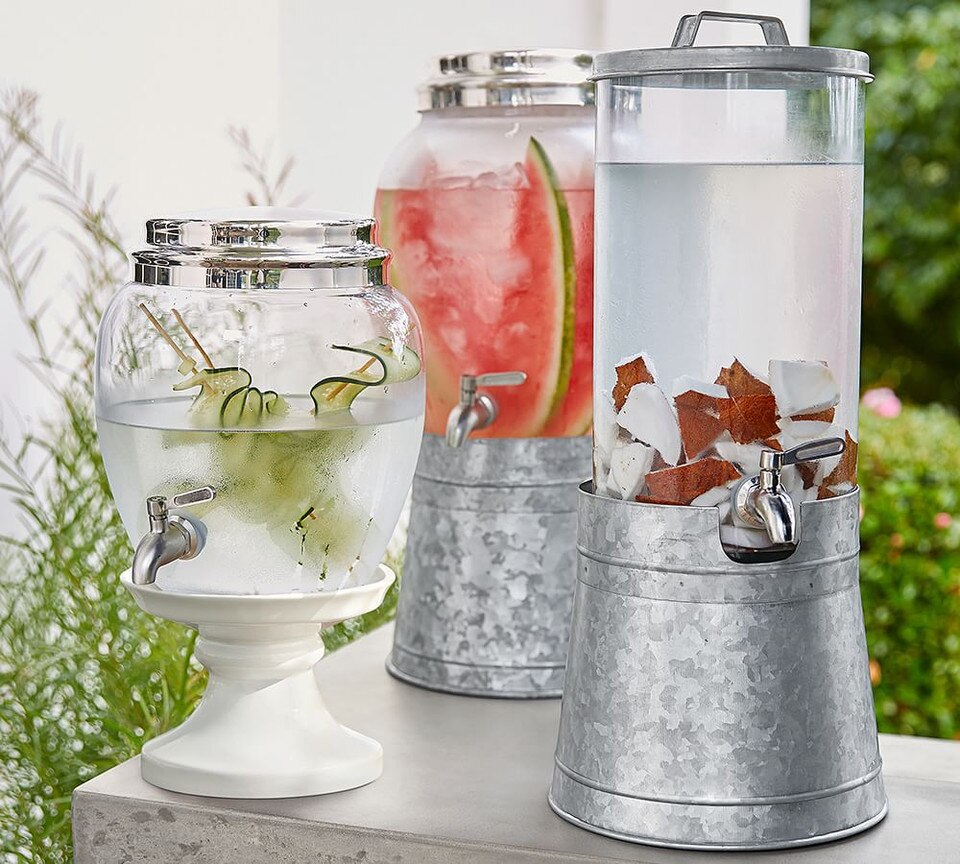 Glass Drink Dispenser Pottery Barn Australia